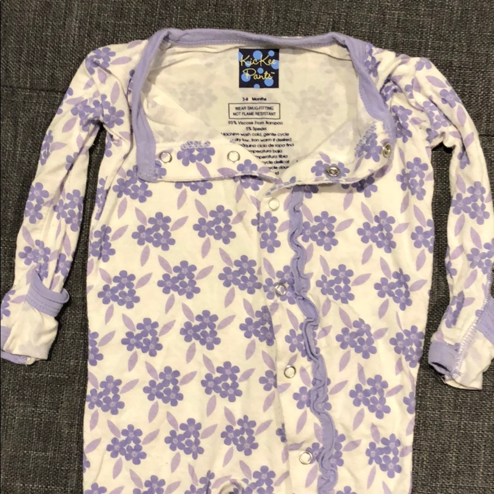 Kickee Pants footies 3-6 months